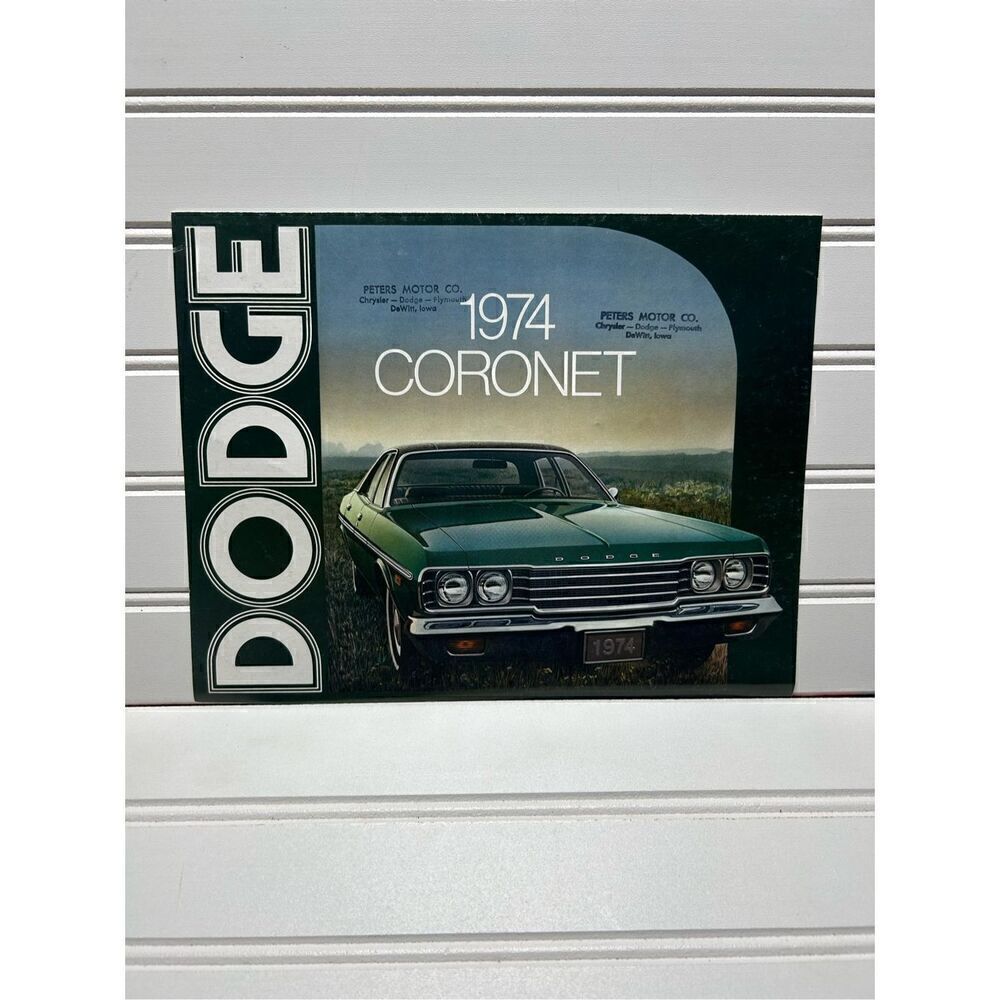 1974 Dodge Coronet Original Factory Brochure